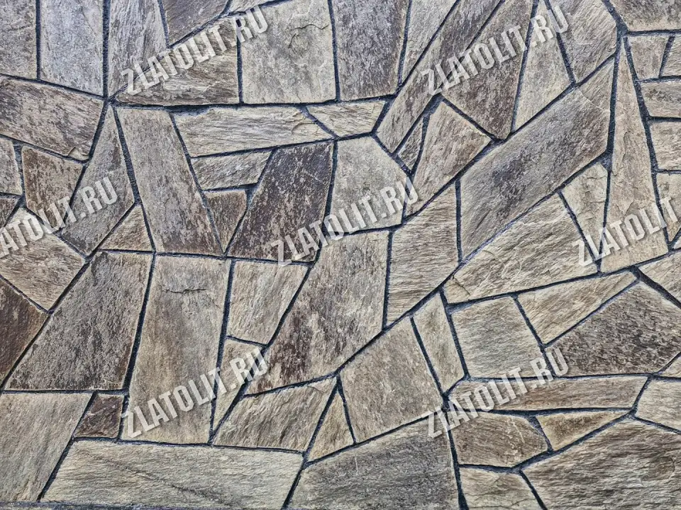 плитняк златолит Старый город для мощения и облицовки в наличии от производителя